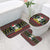 Skull Have A Rad Christmas Bathroom Set Xmas Holiday Patterns - Wonder Print Shop