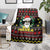 Skull Have A Rad Christmas Blanket Xmas Holiday Patterns - Wonder Print Shop