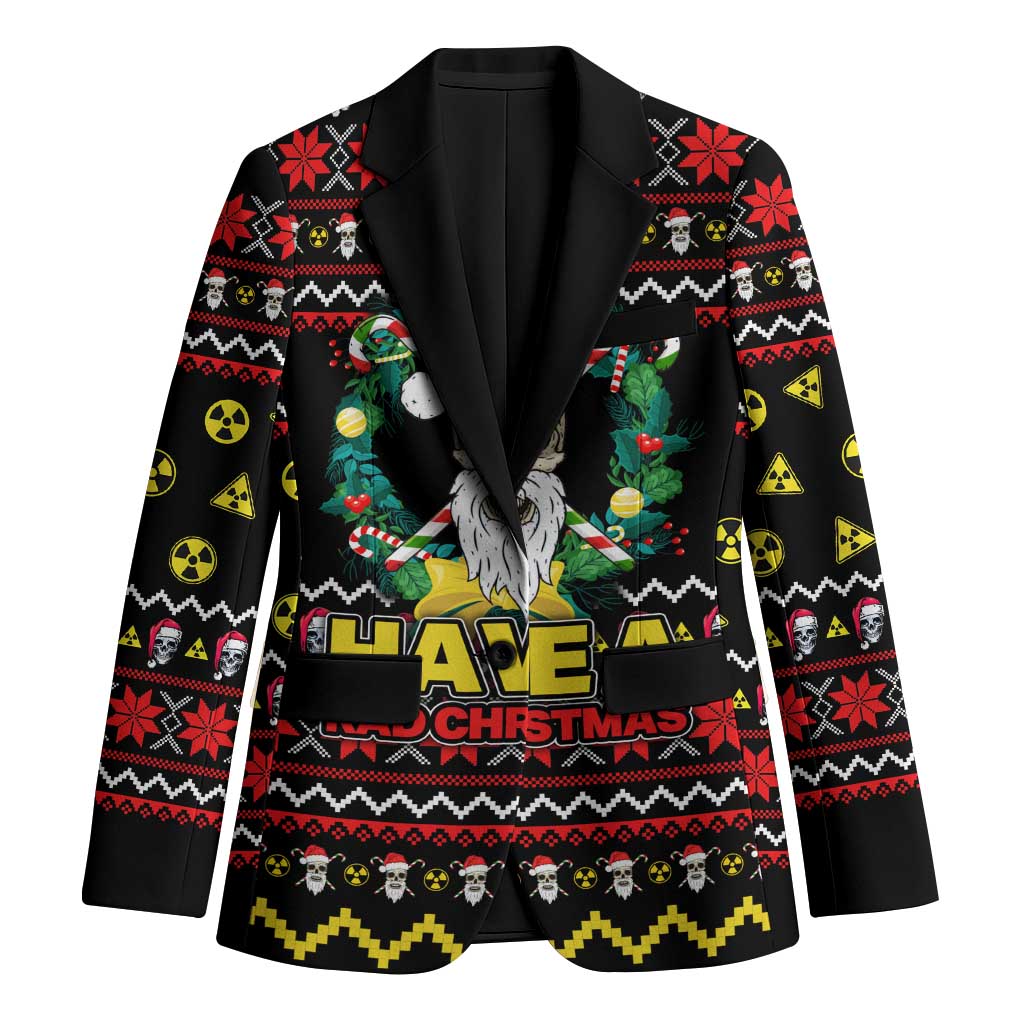 Skull Have A Rad Christmas Blazer Xmas Holiday Patterns - Wonder Print Shop