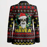 Skull Have A Rad Christmas Blazer Xmas Holiday Patterns - Wonder Print Shop