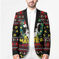 Skull Have A Rad Christmas Blazer Xmas Holiday Patterns - Wonder Print Shop