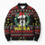 Skull Have A Rad Christmas Bomber Puffer Jacket Xmas Holiday Patterns - Wonder Print Shop