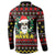 Skull Have A Rad Christmas Button Sweatshirt Xmas Holiday Patterns - Wonder Print Shop