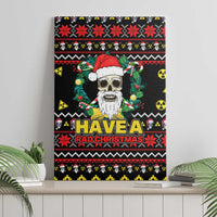Skull Have A Rad Christmas Canvas Wall Art Xmas Holiday Patterns - Wonder Print Shop
