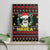 Skull Have A Rad Christmas Canvas Wall Art Xmas Holiday Patterns - Wonder Print Shop