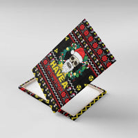 Skull Have A Rad Christmas Canvas Wall Art Xmas Holiday Patterns - Wonder Print Shop
