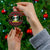 Skull Have A Rad Christmas Ceramic Ornament Xmas Holiday Patterns - Wonder Print Shop