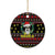 Skull Have A Rad Christmas Ceramic Ornament Xmas Holiday Patterns - Wonder Print Shop