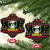 Skull Have A Rad Christmas Ceramic Ornament Xmas Holiday Patterns - Wonder Print Shop