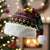 Skull Have A Rad Christmas Santa Hat Xmas Holiday Patterns - Wonder Print Shop