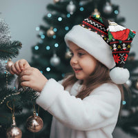 Skull Have A Rad Christmas Santa Hat Xmas Holiday Patterns - Wonder Print Shop