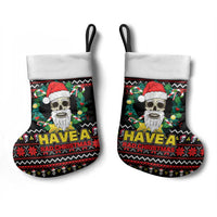 Skull Have A Rad Christmas Stocking Xmas Holiday Patterns - Wonder Print Shop