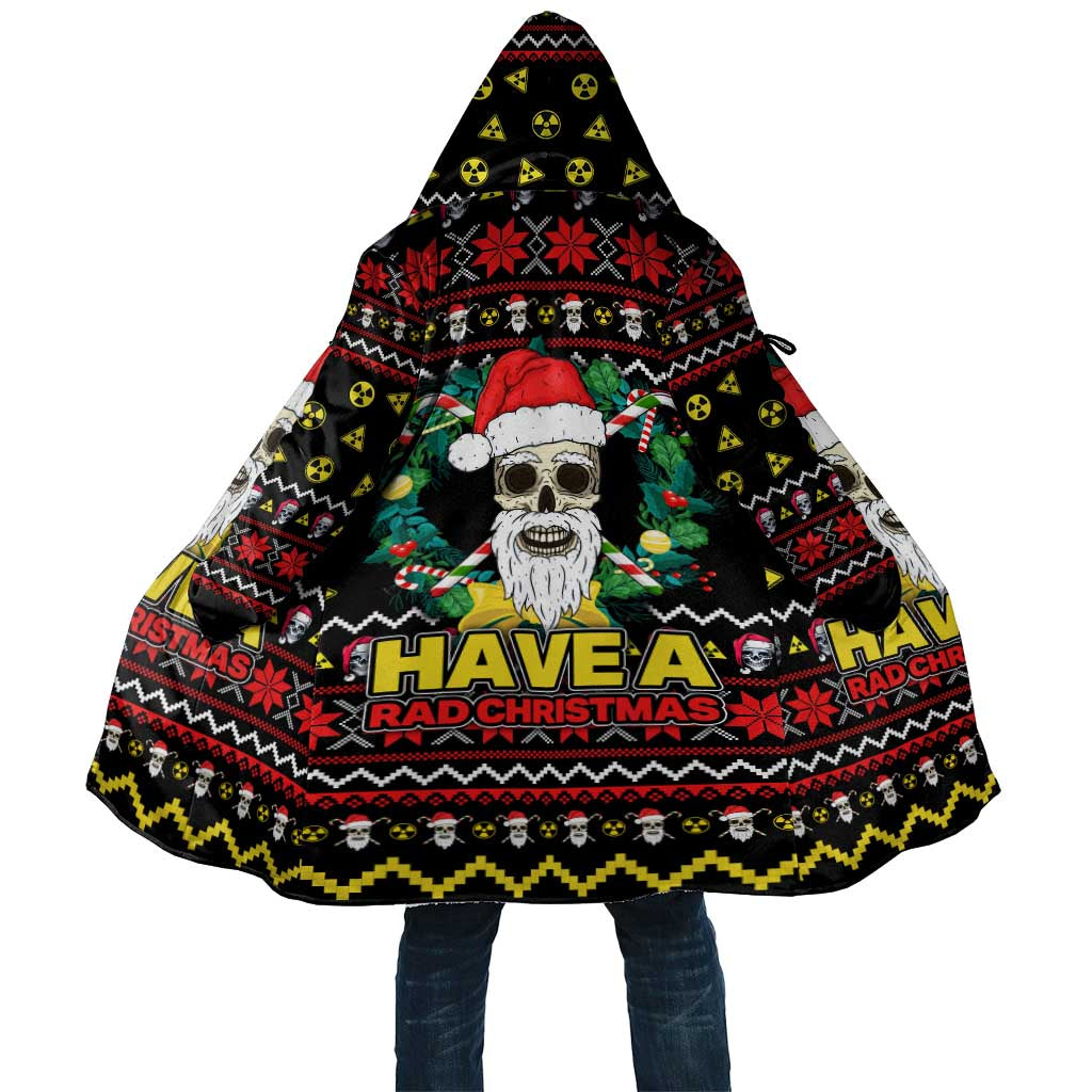 Skull Have A Rad Christmas Cloak Xmas Holiday Patterns - Wonder Print Shop