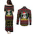Skull Have A Rad Christmas Couples Matching Puletasi and Long Sleeve Button Shirt Xmas Holiday Patterns - Wonder Print Shop