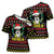 Skull Have A Rad Christmas Cross Shoulder Shirt Xmas Holiday Patterns - Wonder Print Shop