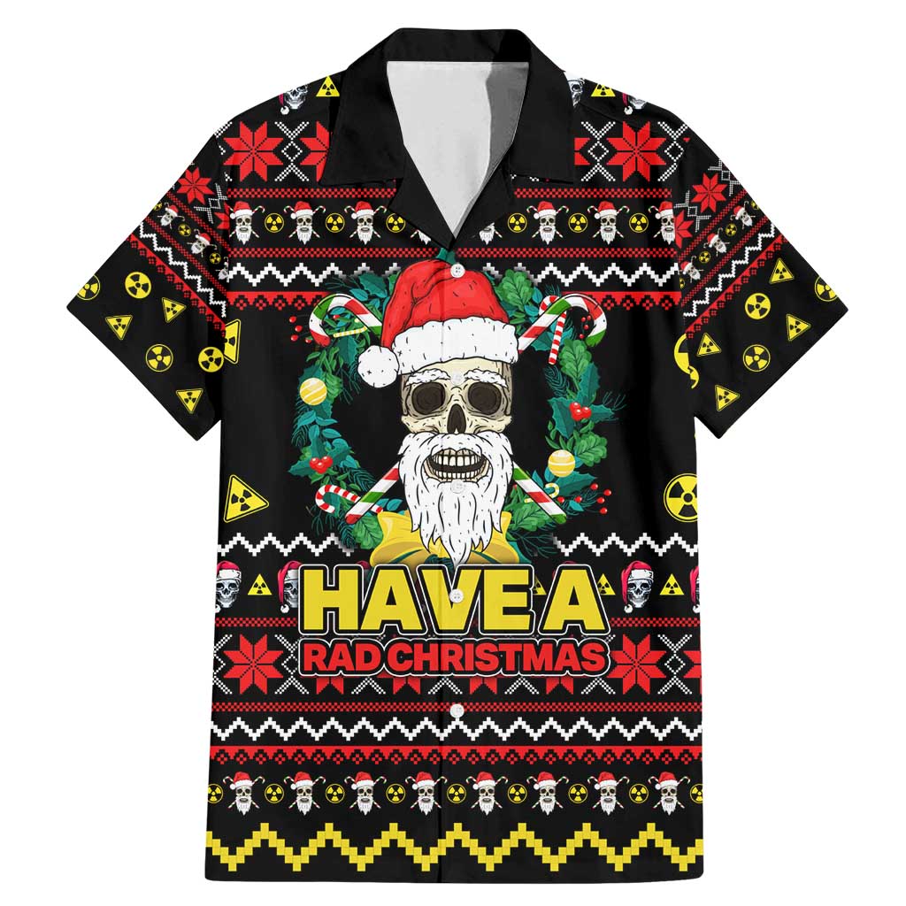 Skull Have A Rad Christmas Family Matching Mermaid Dress and Hawaiian Shirt Xmas Holiday Patterns - Wonder Print Shop