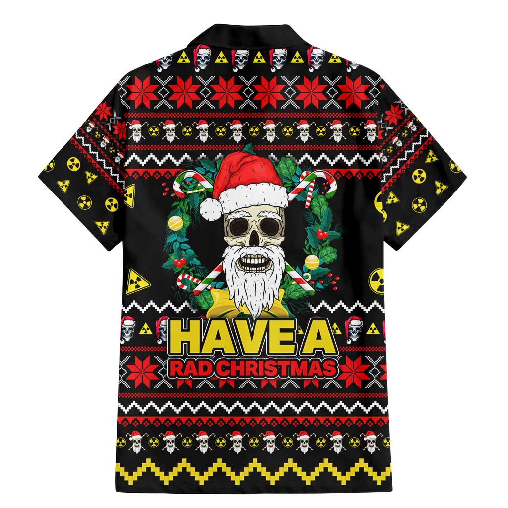 Skull Have A Rad Christmas Family Matching Mermaid Dress and Hawaiian Shirt Xmas Holiday Patterns - Wonder Print Shop