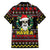 Skull Have A Rad Christmas Family Matching Off The Shoulder Long Sleeve Dress and Hawaiian Shirt Xmas Holiday Patterns - Wonder Print Shop