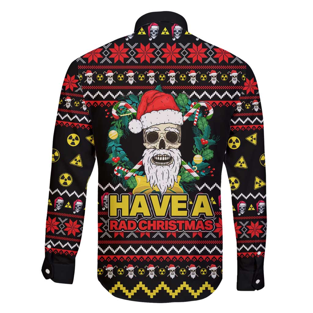 Skull Have A Rad Christmas Family Matching Off Shoulder Maxi Dress and Hawaiian Shirt Xmas Holiday Patterns - Wonder Print Shop