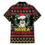 Skull Have A Rad Christmas Family Matching Short Sleeve Bodycon Dress and Hawaiian Shirt Xmas Holiday Patterns - Wonder Print Shop