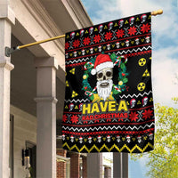 Skull Have A Rad Christmas Garden Flag Xmas Holiday Patterns - Wonder Print Shop