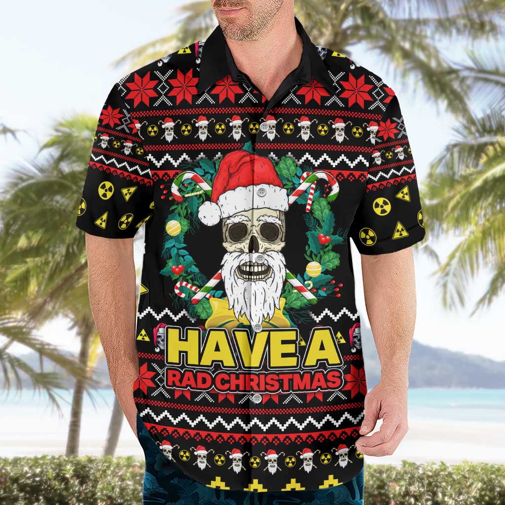 Skull Have A Rad Christmas Hawaiian Shirt Xmas Holiday Patterns - Wonder Print Shop