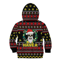 Skull Have A Rad Christmas Kid Hoodie Xmas Holiday Patterns - Wonder Print Shop