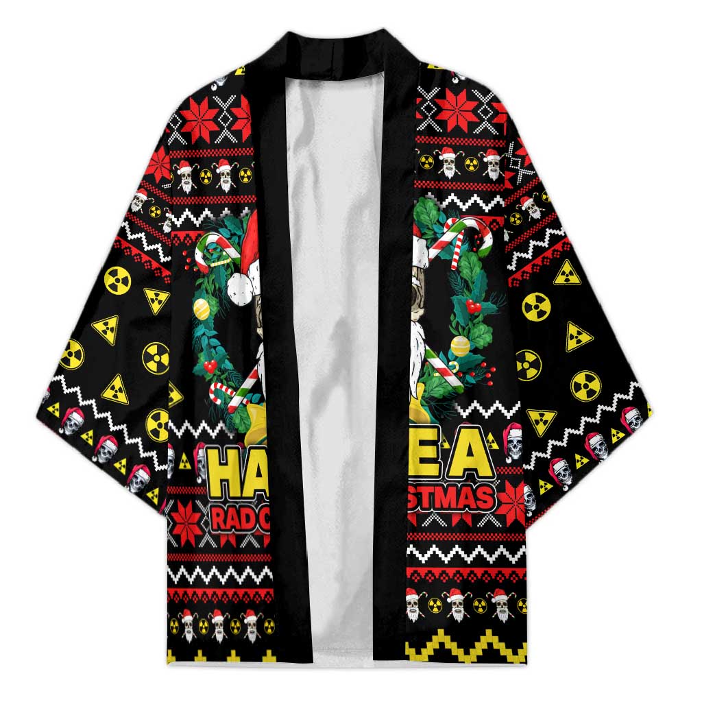 Skull Have A Rad Christmas Kimono Xmas Holiday Patterns - Wonder Print Shop
