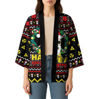 Skull Have A Rad Christmas Kimono Xmas Holiday Patterns - Wonder Print Shop
