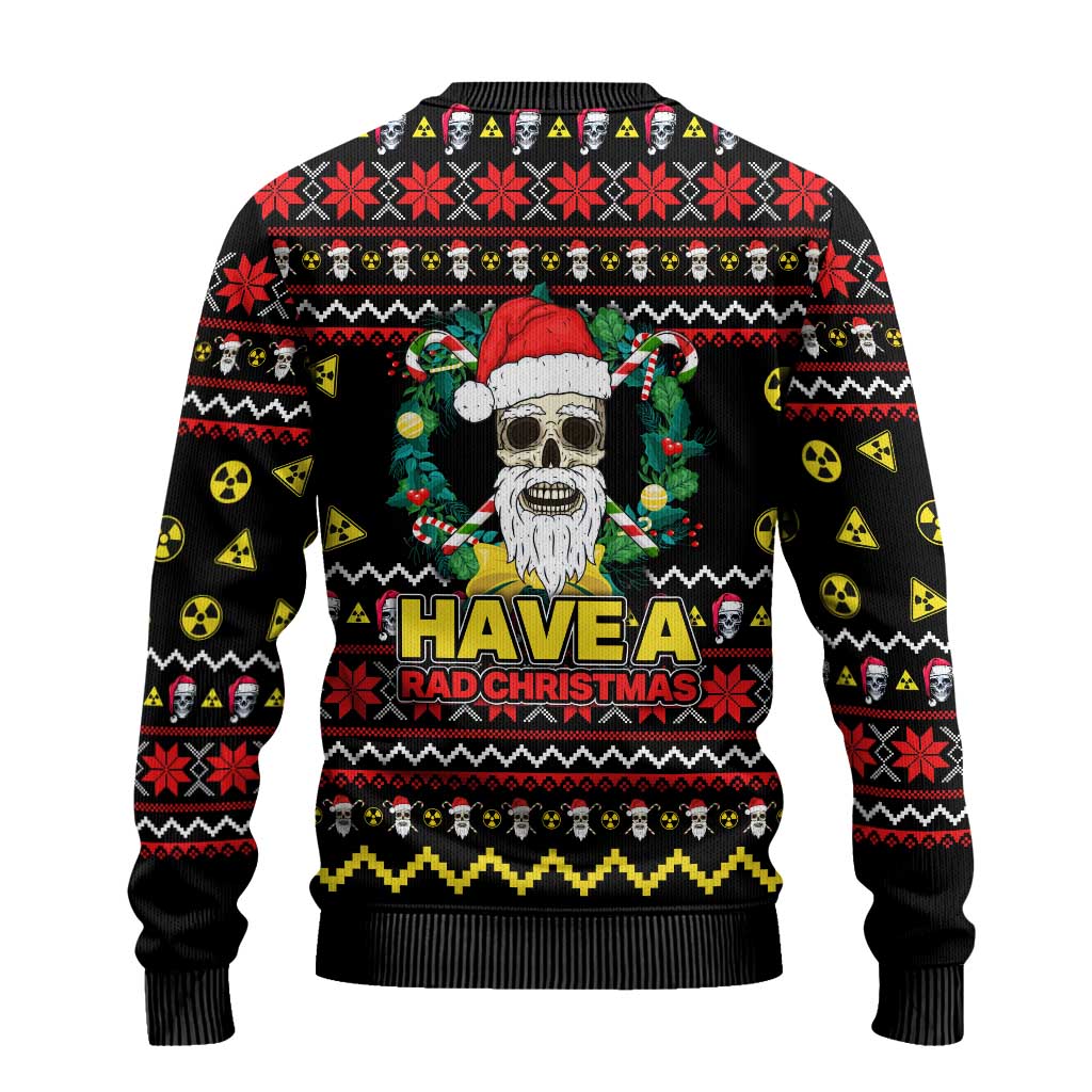 Skull Have A Rad Christmas Ugly Christmas Sweater Xmas Holiday Patterns - Wonder Print Shop