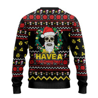 Skull Have A Rad Christmas Ugly Christmas Sweater Xmas Holiday Patterns - Wonder Print Shop