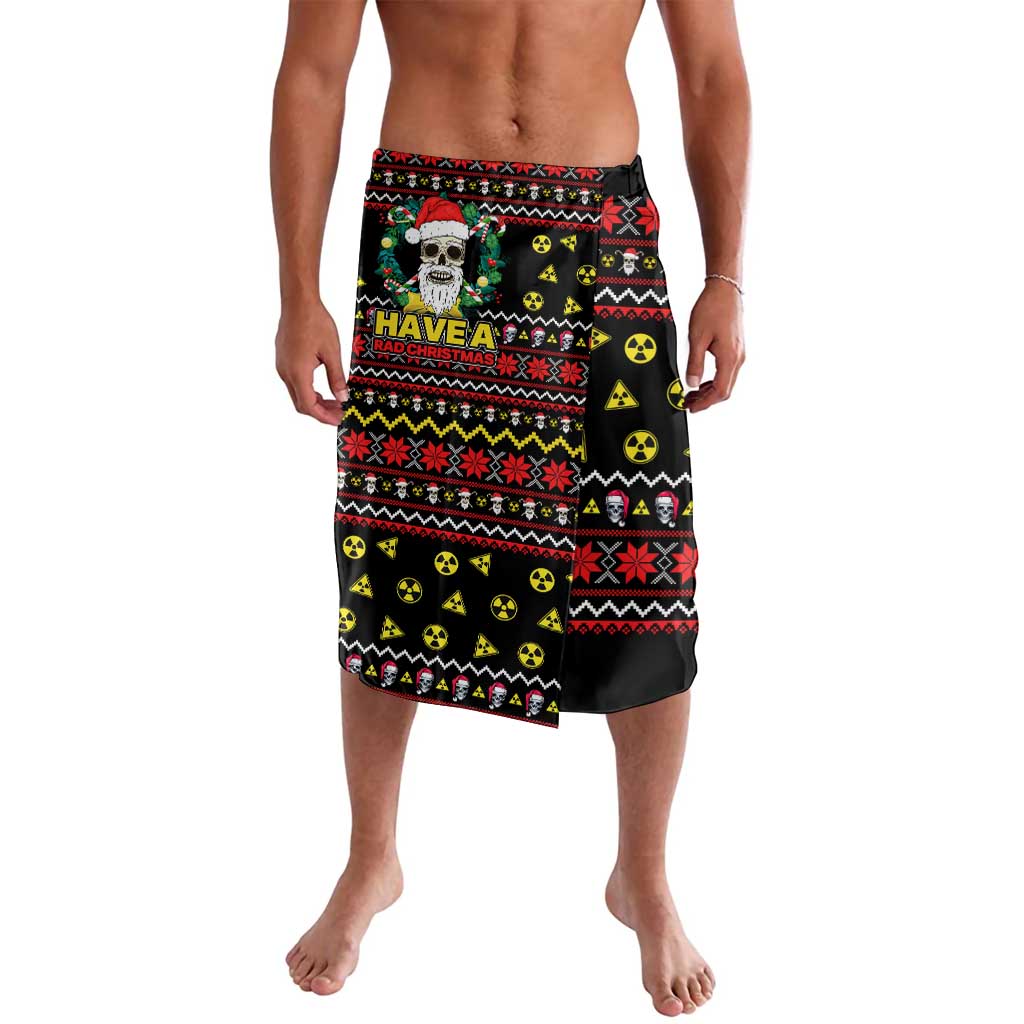 Skull Have A Rad Christmas Lavalava Xmas Holiday Patterns - Wonder Print Shop
