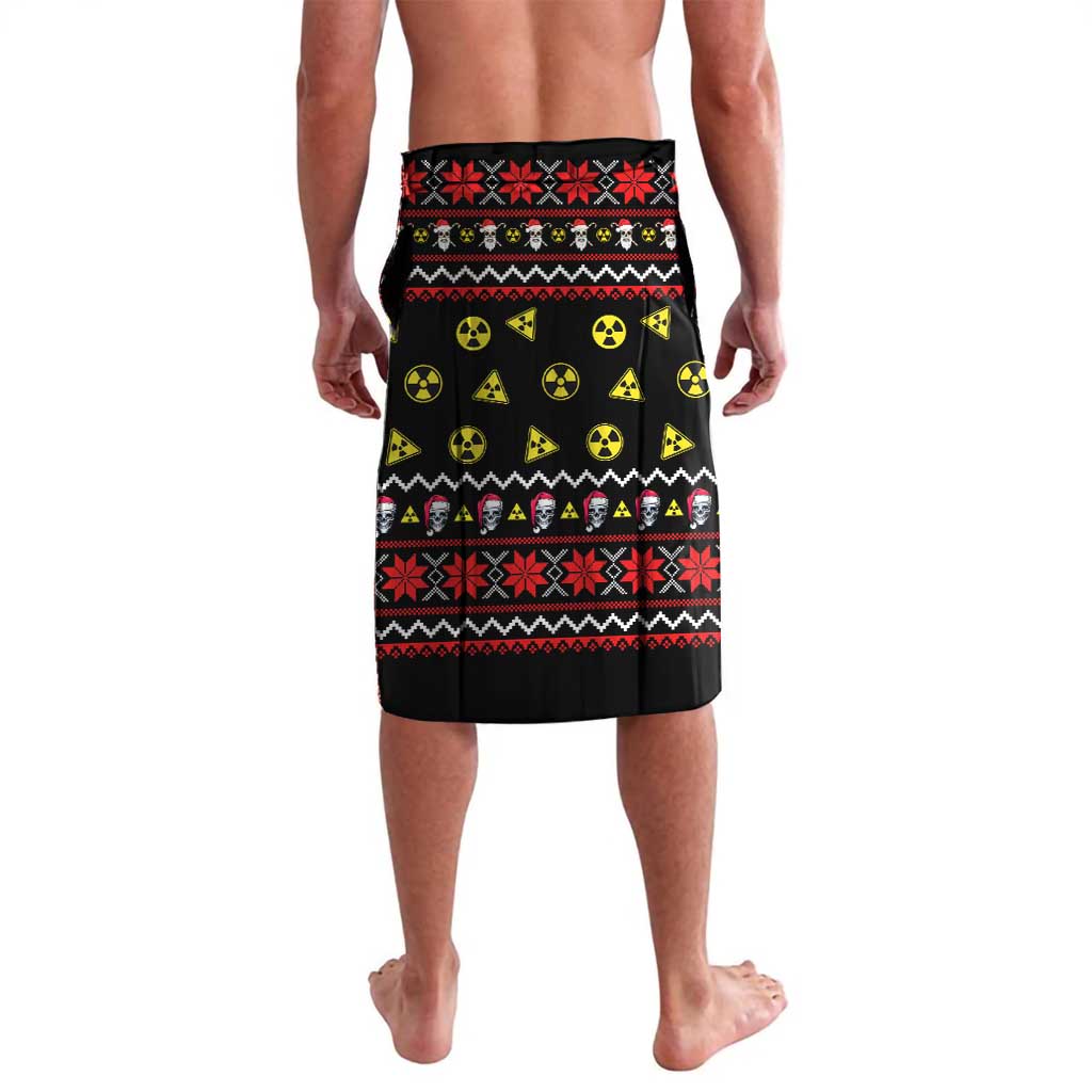 Skull Have A Rad Christmas Lavalava Xmas Holiday Patterns - Wonder Print Shop