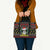 Skull Have A Rad Christmas Leather Bag Xmas Holiday Patterns - Wonder Print Shop