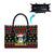Skull Have A Rad Christmas Leather Bag Xmas Holiday Patterns - Wonder Print Shop