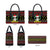 Skull Have A Rad Christmas Leather Bag Xmas Holiday Patterns - Wonder Print Shop