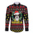 Skull Have A Rad Christmas Long Sleeve Button Shirt Xmas Holiday Patterns - Wonder Print Shop