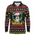 Skull Have A Rad Christmas Long Sleeve Polo Shirt Xmas Holiday Patterns - Wonder Print Shop