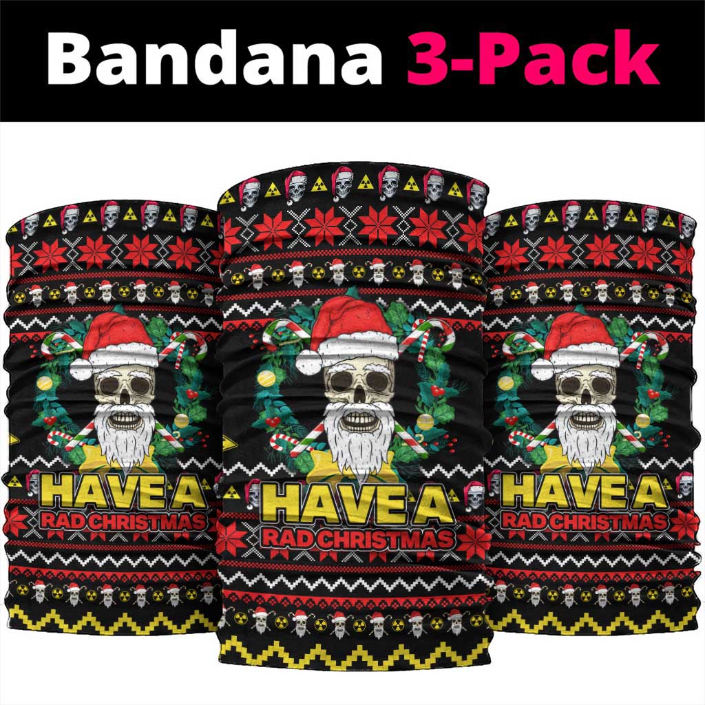 Skull Have A Rad Christmas Neck Gaiter Xmas Holiday Patterns - Wonder Print Shop