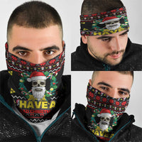 Skull Have A Rad Christmas Neck Gaiter Xmas Holiday Patterns - Wonder Print Shop