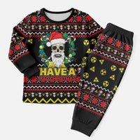 Skull Have A Rad Christmas Pajama Set Xmas Holiday Patterns - Wonder Print Shop