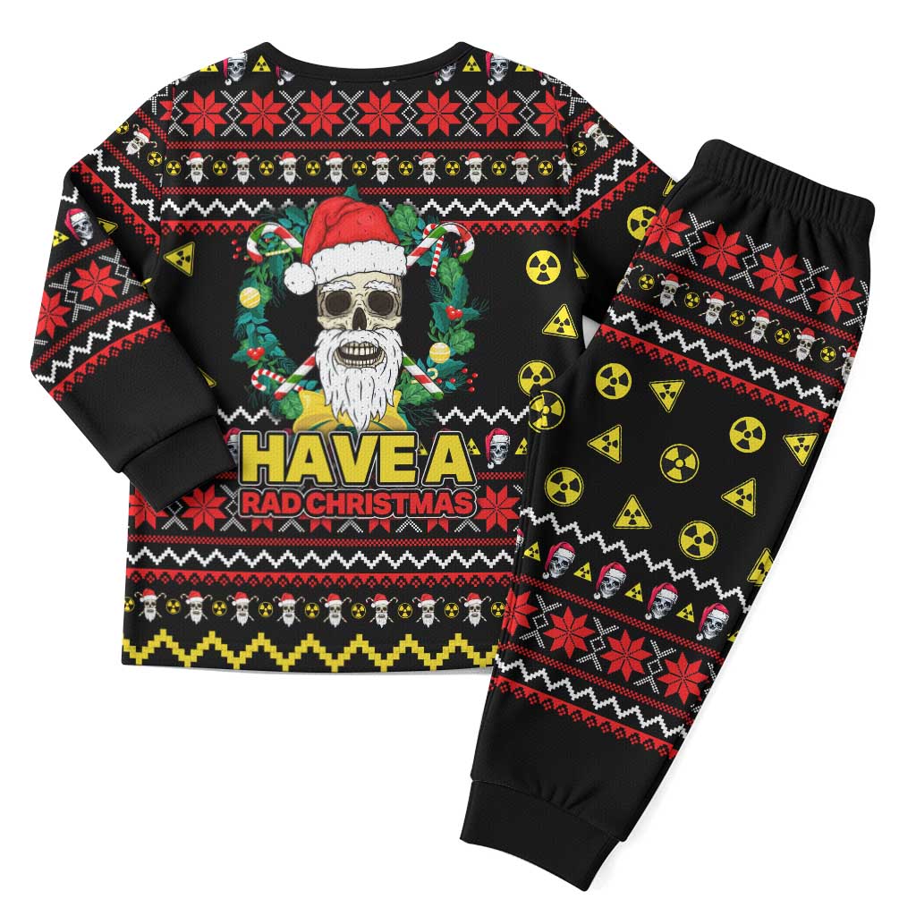 Skull Have A Rad Christmas Pajama Set Xmas Holiday Patterns - Wonder Print Shop