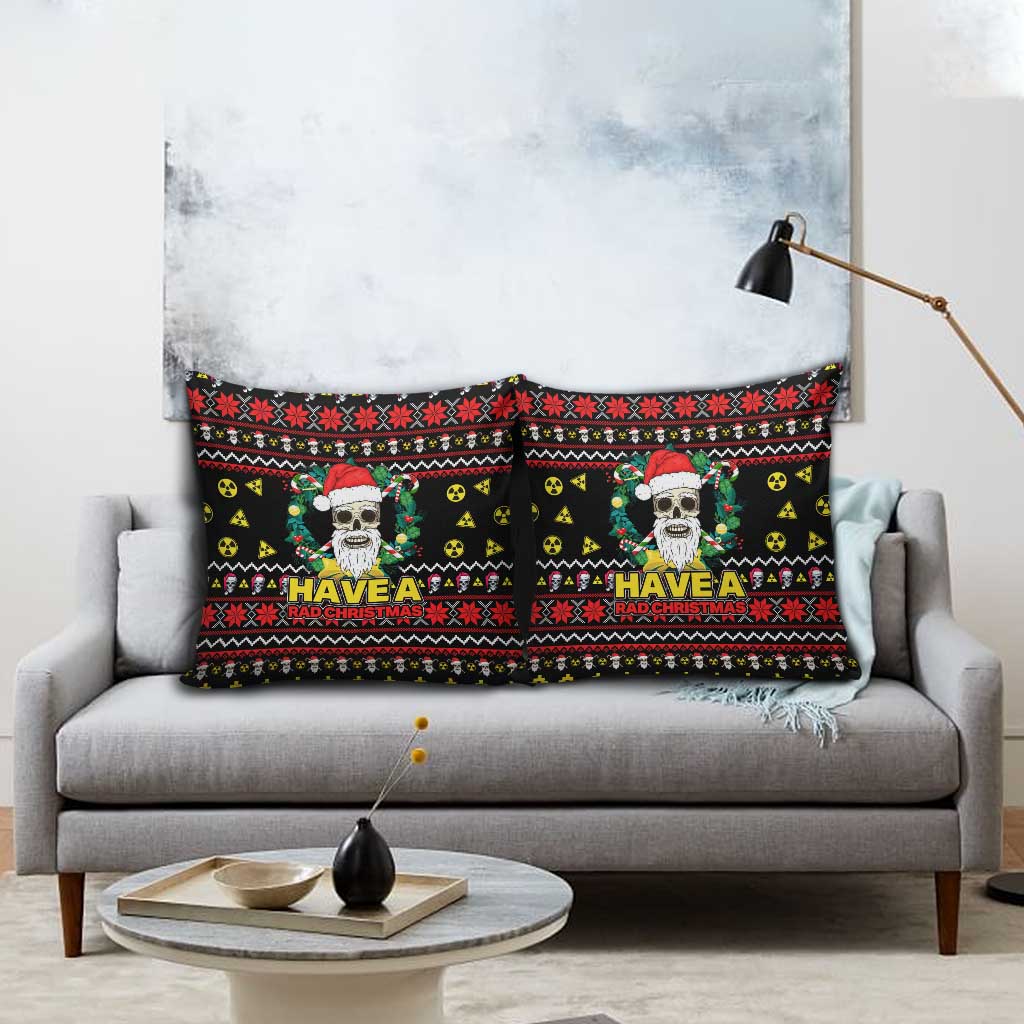 Skull Have A Rad Christmas Pillow Cover Xmas Holiday Patterns - Wonder Print Shop