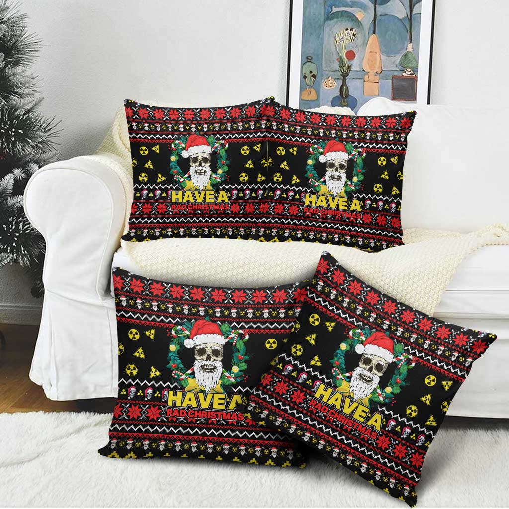 Skull Have A Rad Christmas Pillow Cover Xmas Holiday Patterns - Wonder Print Shop