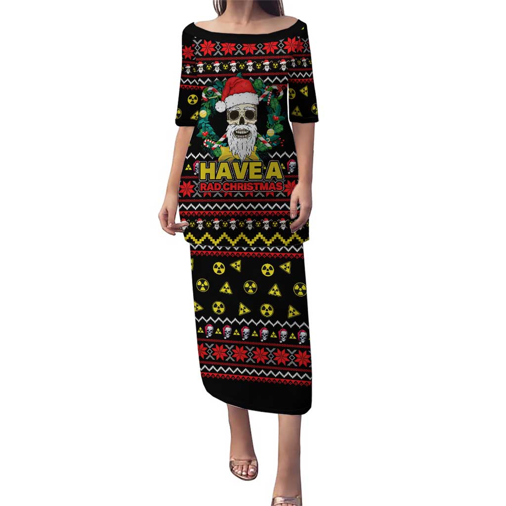 Skull Have A Rad Christmas Puletasi Xmas Holiday Patterns - Wonder Print Shop