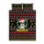 Skull Have A Rad Christmas Quilt Bed Set Xmas Holiday Patterns - Wonder Print Shop