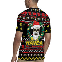 Skull Have A Rad Christmas Rugby Jersey Xmas Holiday Patterns - Wonder Print Shop