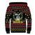Skull Have A Rad Christmas Sherpa Hoodie Xmas Holiday Patterns - Wonder Print Shop