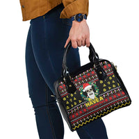 Skull Have A Rad Christmas Shoulder Handbag Xmas Holiday Patterns - Wonder Print Shop