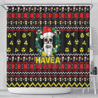Skull Have A Rad Christmas Shower Curtain Xmas Holiday Patterns - Wonder Print Shop